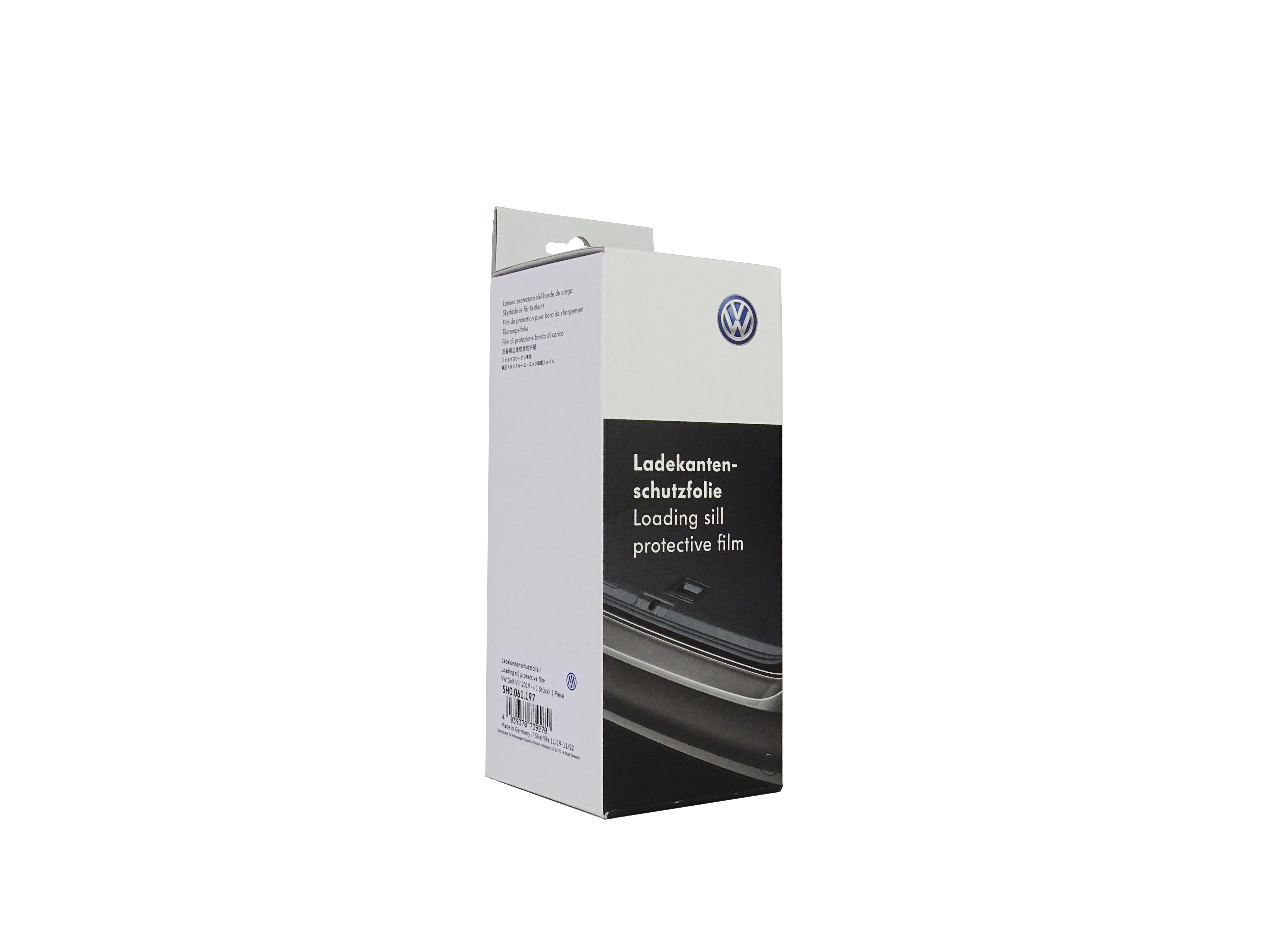 Volkswagen Original Zubehör Ladekantenschutz Polo  VII-Folie-Schutzfolie-Transparent