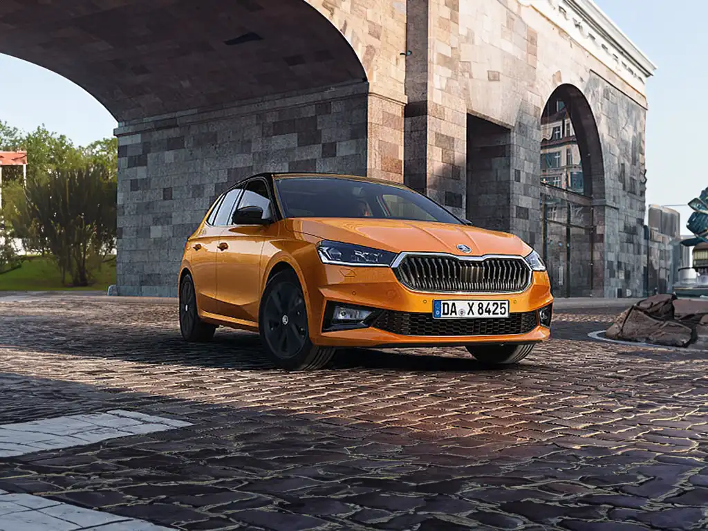 Skoda Fabia orange